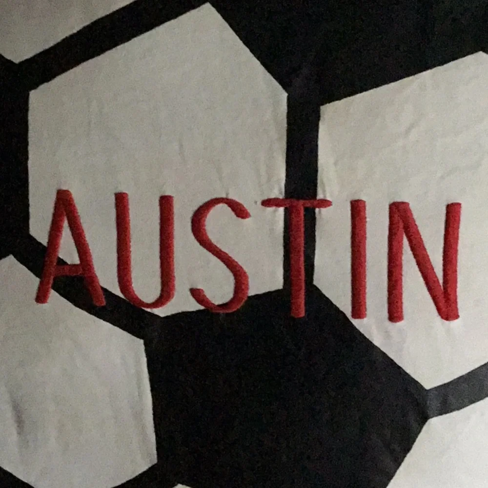 Athletic Decor Soccer‎ ball pillow